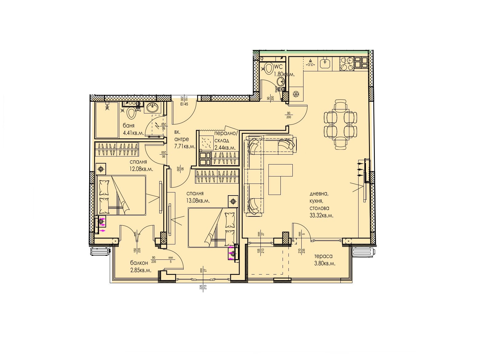 Продава 3-СТАЕН, гр. Пловдив, Кючук Париж, снимка 3 - Апартаменти - 55380671