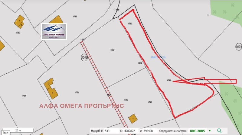 Eladó  Cselekmény Varna , m-t Priboj , 1000 négyzetméter | 16535610 - kép [2]