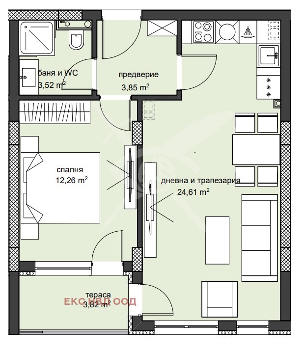 Продава 2-СТАЕН, гр. Пловдив, Христо Смирненски, снимка 1 - Aпартаменти - 47604332