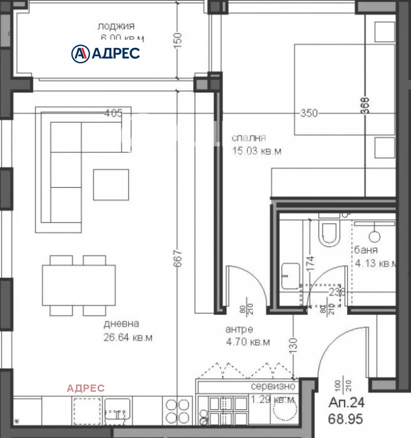 Продава 2-СТАЕН, гр. Варна, Аспарухово, снимка 3 - Aпартаменти - 48981231