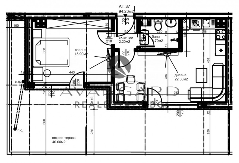 Продава 2-СТАЕН, гр. Пловдив, Кючук Париж, снимка 4 - Aпартаменти - 47860354