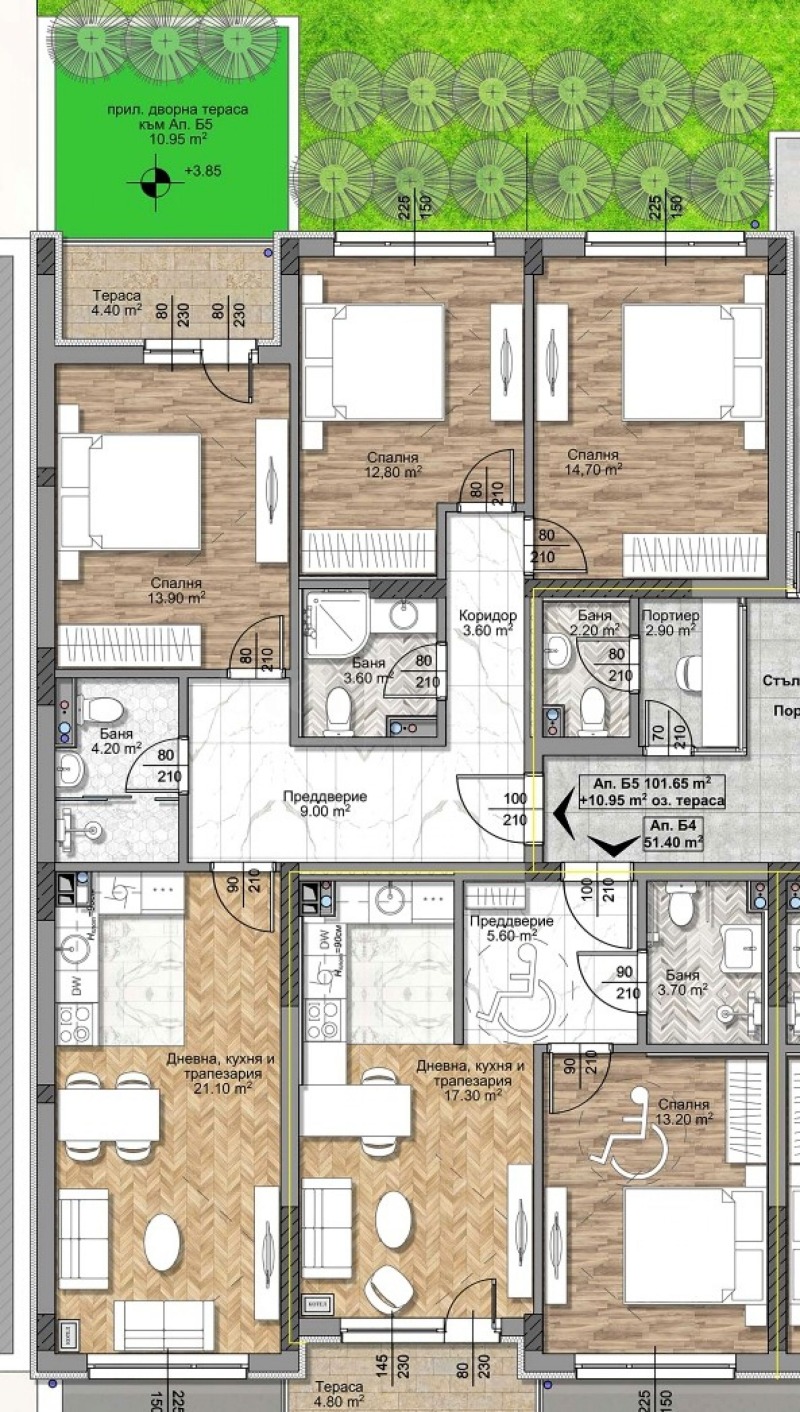 Продава 4-СТАЕН, гр. София, Овча купел, снимка 2 - Апартаменти - 53525040