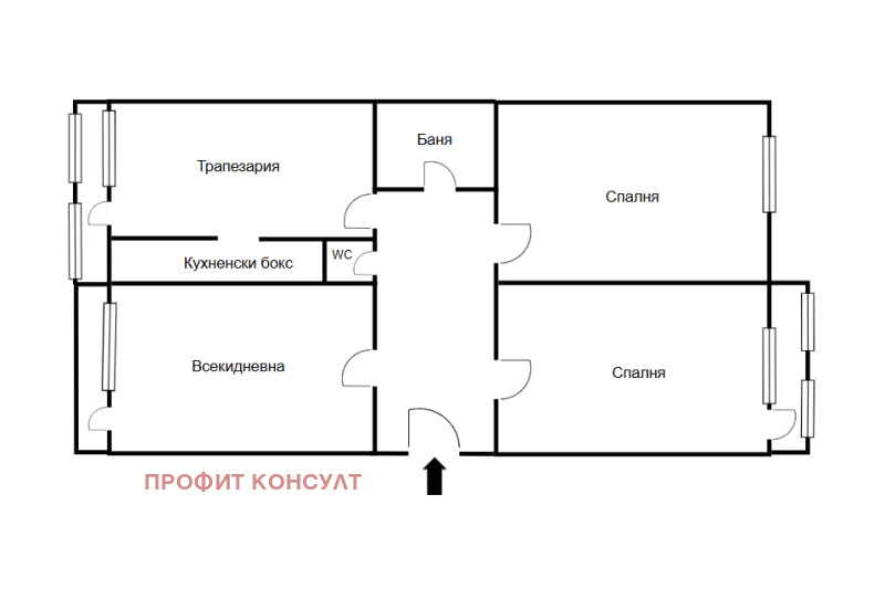 Na prodej  3+ ložnice Veliko Tarnovo , Centar , 100 m2 | 63737045 - obraz [17]