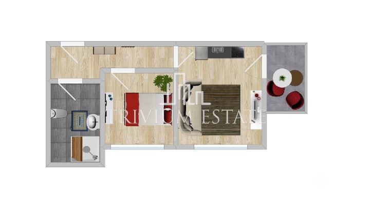 Продава  2-стаен град Пловдив , Тракия , 55 кв.м | 98075368