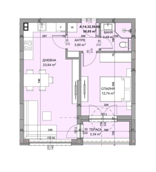 Продава 2-СТАЕН, гр. Варна, Кайсиева градина, снимка 3 - Апартаменти - 53366587