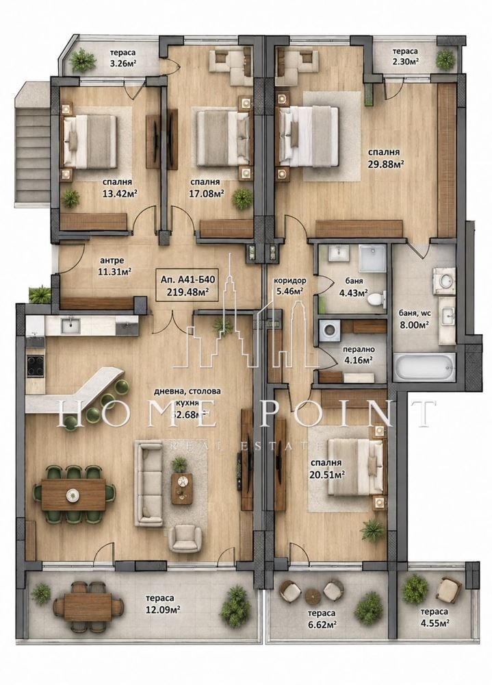 Продава МНОГОСТАЕН, гр. Пловдив, Христо Смирненски, снимка 11 - Апартаменти - 55631120