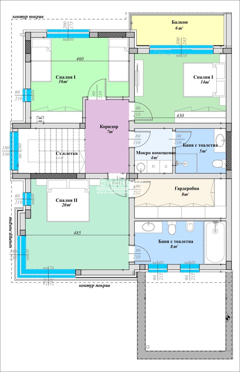 Продава  Къща област Пловдив , с. Марково , 242 кв.м | 56604372 - изображение [6]