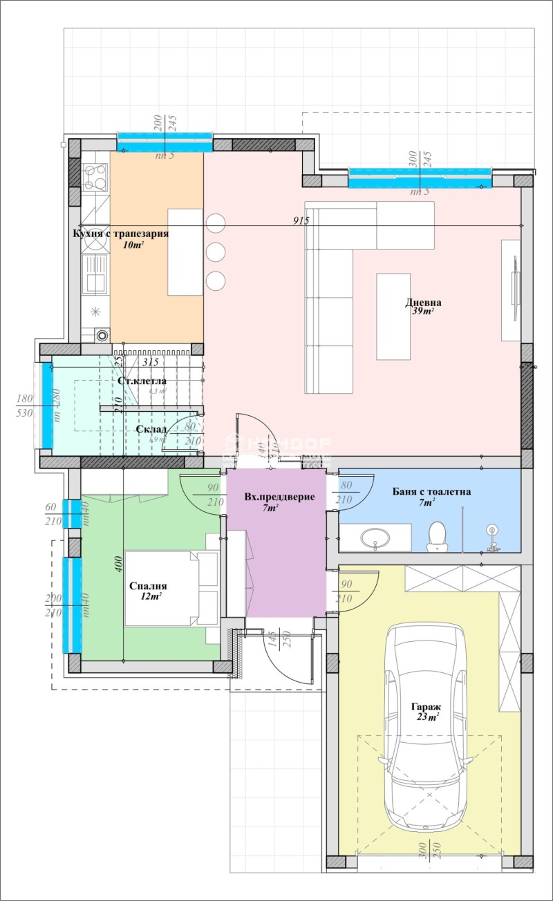 Продава  Къща област Пловдив , с. Марково , 242 кв.м | 56604372 - изображение [5]