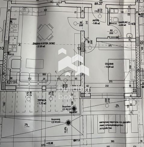 Til salg  1 soveværelse Plovdiv , Ostromila , 79 kvm | 49995538 - billede [14]