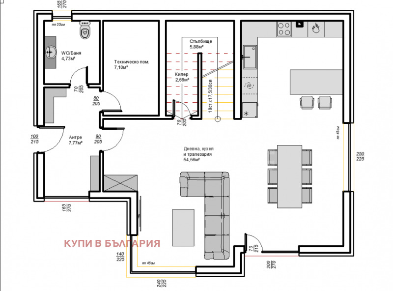 Продается  Дом Варна , м-т Долна Трака , 207 кв.м | 42654095 - изображение [7]