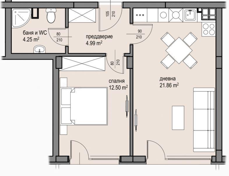 Продава 2-СТАЕН, гр. София, Малинова долина, снимка 13 - Апартаменти - 51512134