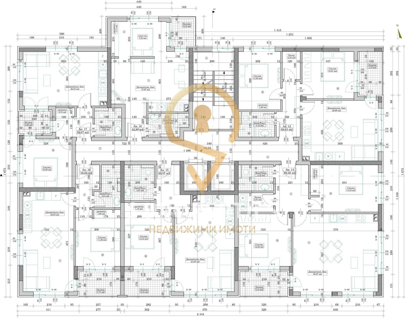 Продава 1-СТАЕН, гр. Варна, Кайсиева градина, снимка 2 - Апартаменти - 52247446