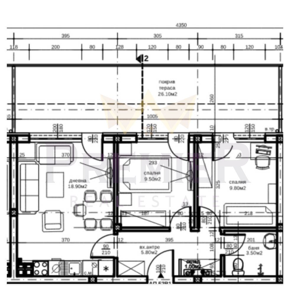 Продава 3-СТАЕН, гр. Пловдив, Южен, снимка 13 - Апартаменти - 54217248
