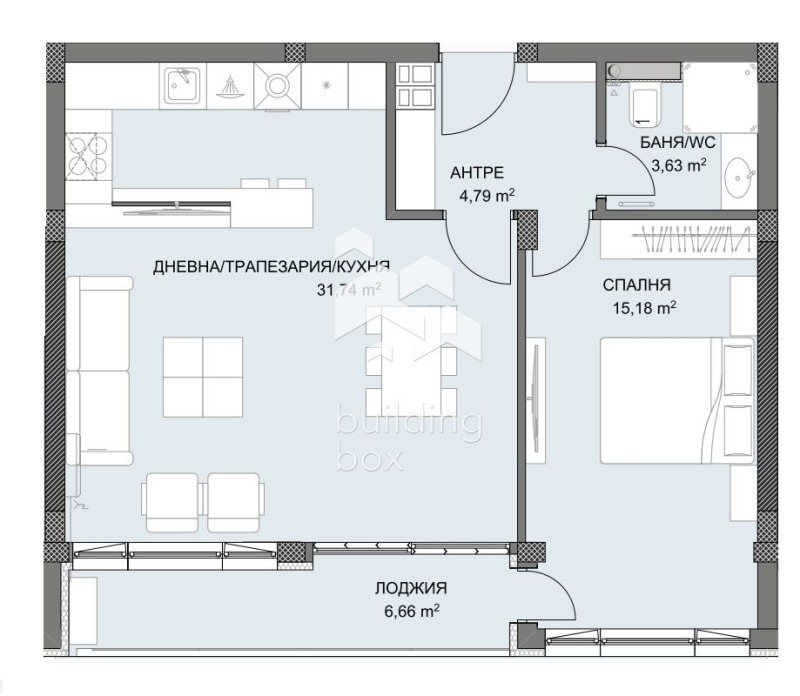 Продава 2-СТАЕН, гр. Пловдив, Христо Смирненски, снимка 4 - Aпартаменти - 48959022