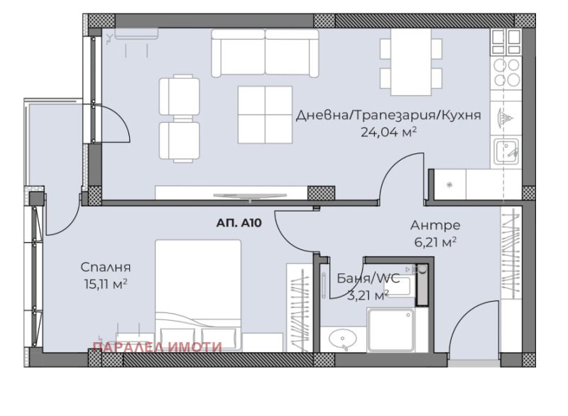 Продава 2-СТАЕН, гр. Пловдив, Отдих и култура, снимка 2 - Aпартаменти - 49569488