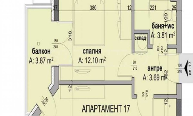 À venda  1 quarto Burgas , Meden rudnik - zona D , 61 m² | 68292521 - imagem [2]