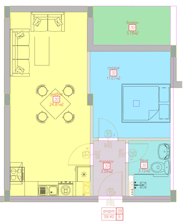 Продава  2-стаен град София , Суходол , 67 кв.м | 32025582