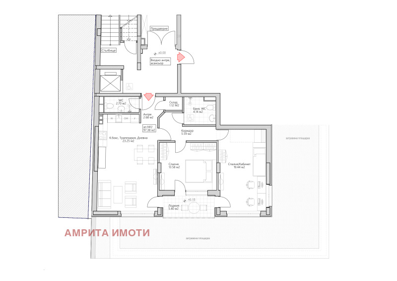 Продава  3-стаен град София , Лозенец , 112 кв.м | 17497570 - изображение [5]