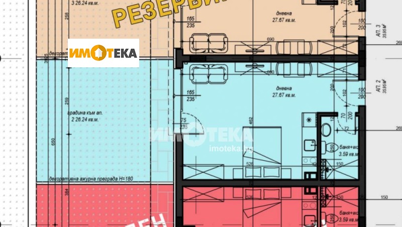 Продаја  Студио Софија , Малинова долина , 43 м2 | 22743377 - слика [2]