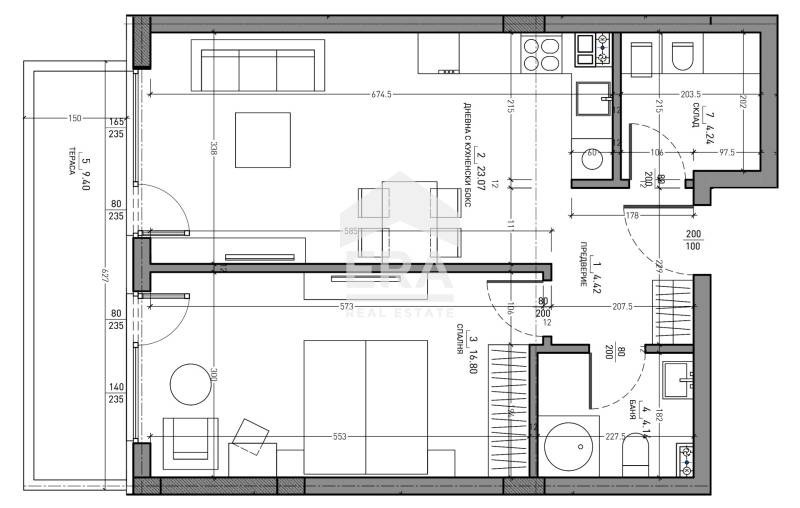 Продава 2-СТАЕН, гр. София, Малинова долина, снимка 2 - Aпартаменти - 47529512