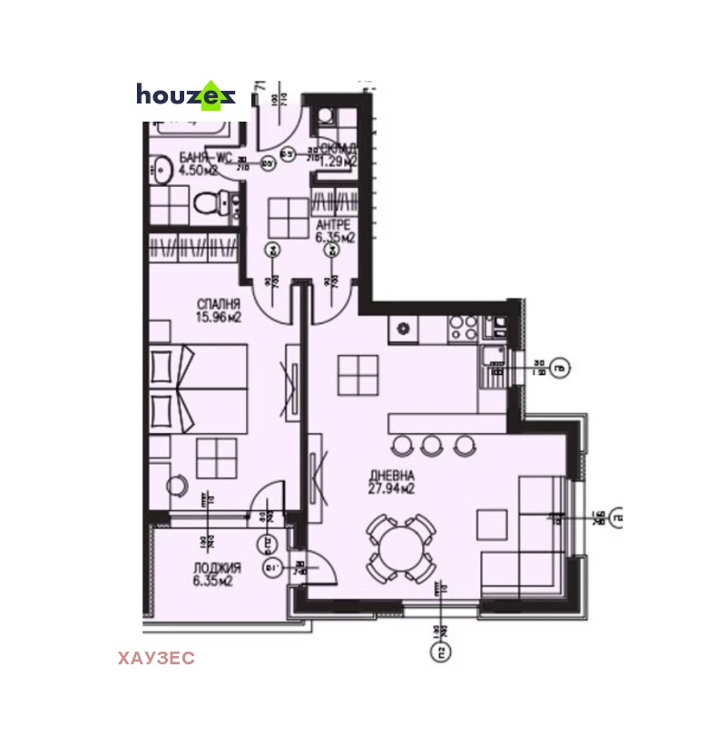 Продава 2-СТАЕН, гр. София, Драгалевци, снимка 1 - Aпартаменти - 49388551