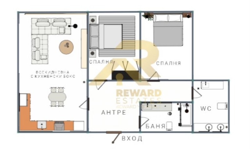 For Sale  2 bedroom Sofia , Tsentar , 81 sq.m | 66061874 - image [12]