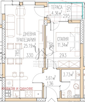 1 Schlafzimmer Ostromila, Plowdiw