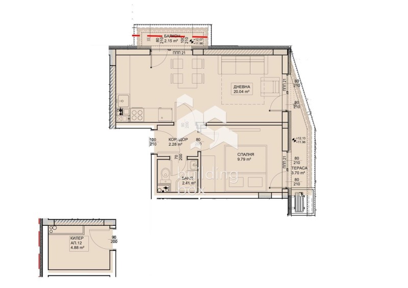 Продава 2-СТАЕН, гр. Варна, Изгрев, снимка 3 - Aпартаменти - 47338041