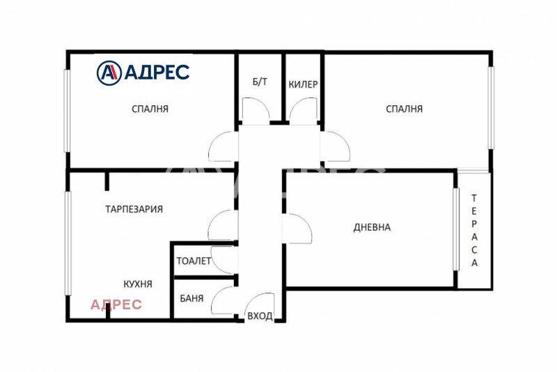 Продава 3-СТАЕН, гр. Варна, Лятно кино Тракия, снимка 3 - Апартаменти - 52300435