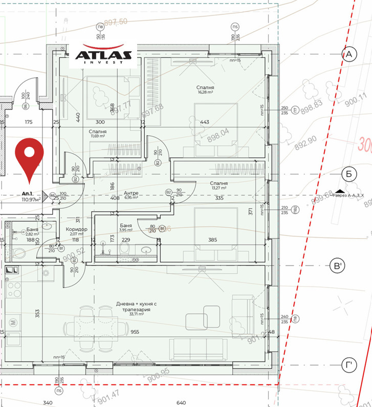 Продава 3-СТАЕН, гр. София, с. Бистрица, снимка 1 - Апартаменти - 52824441