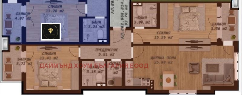 Продава 3-СТАЕН, гр. Пловдив, Беломорски, снимка 2 - Апартаменти - 56373494
