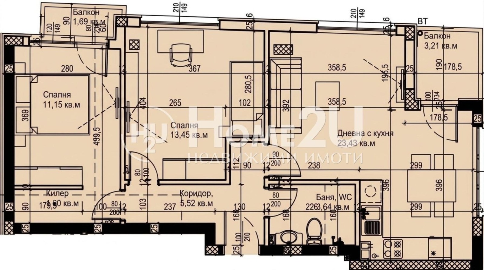 Продава 3-СТАЕН, гр. Варна, Трошево, снимка 4 - Апартаменти - 55802614