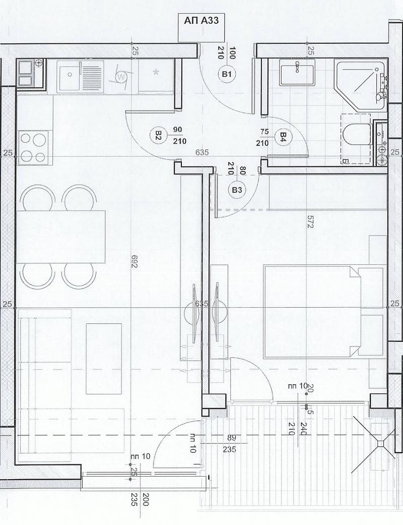 In vendita  1 camera da letto Sofia , Malinova dolina , 76 mq | 50661155 - Immagine [5]