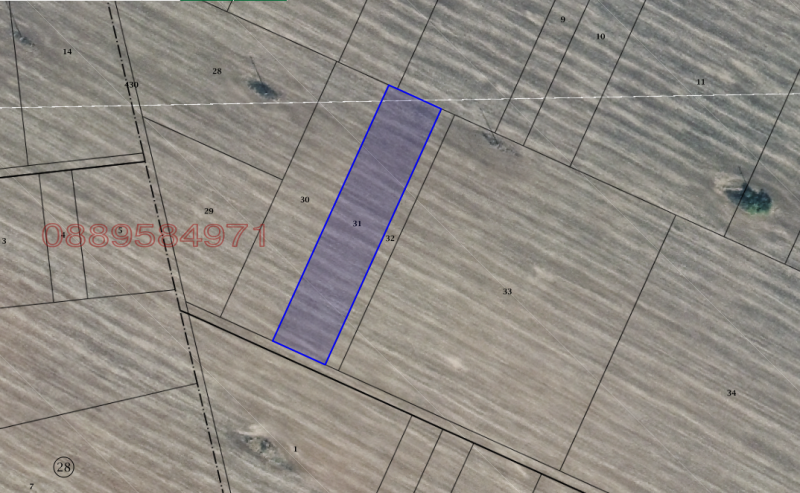 Продава ЗЕМЕДЕЛСКА ЗЕМЯ, с. Огняново, област София област