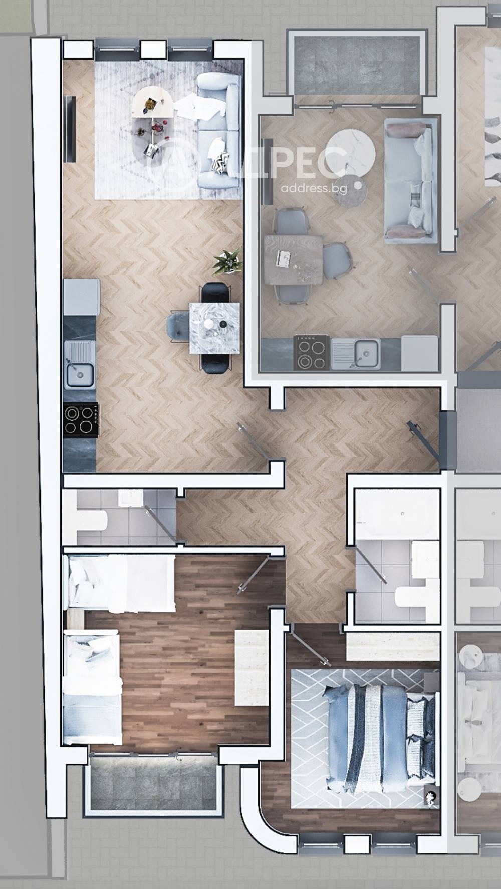 Продава  3-стаен град София , Зона Б-19 , 102 кв.м | 73823114