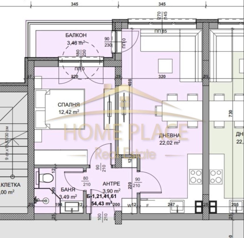In vendita  1 camera da letto Varna , Vladislav Varnenchik 1 , 56 mq | 32275067 - Immagine [4]