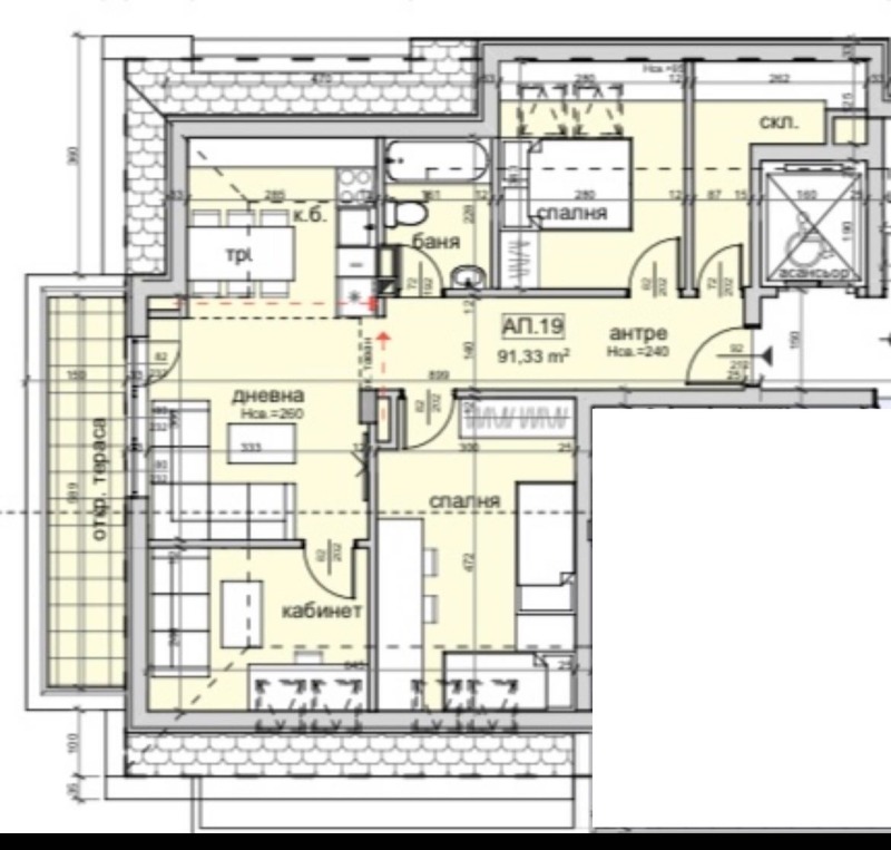 Satılık  3 yatak odası Sofia , Krastova vada , 105 metrekare | 30710132 - görüntü [12]