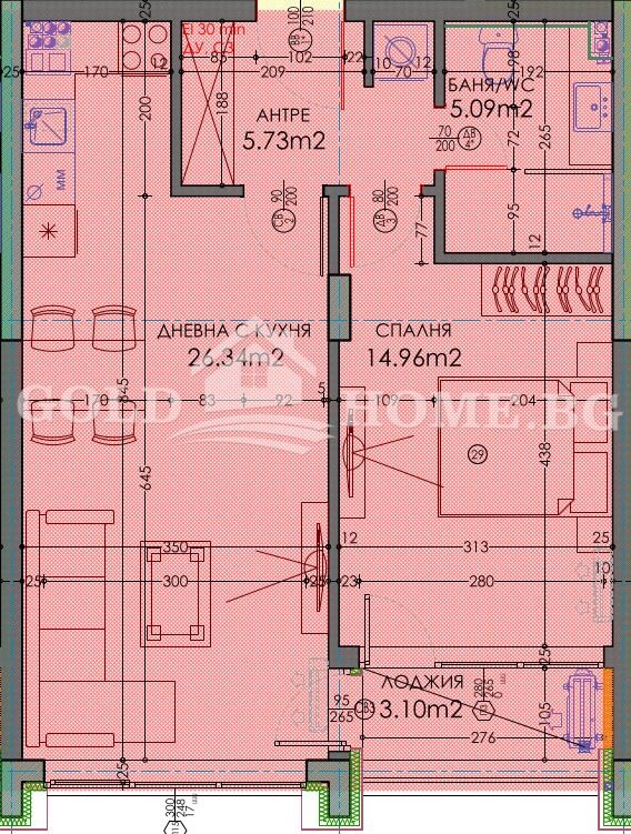 Zu verkaufen  1 Schlafzimmer Plowdiw , Trakija , 71 qm | 98089742 - Bild [4]