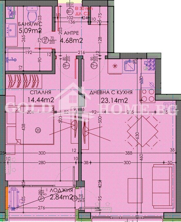 Na prodej  1 ložnice Plovdiv , Trakija , 71 m2 | 98089742 - obraz [2]