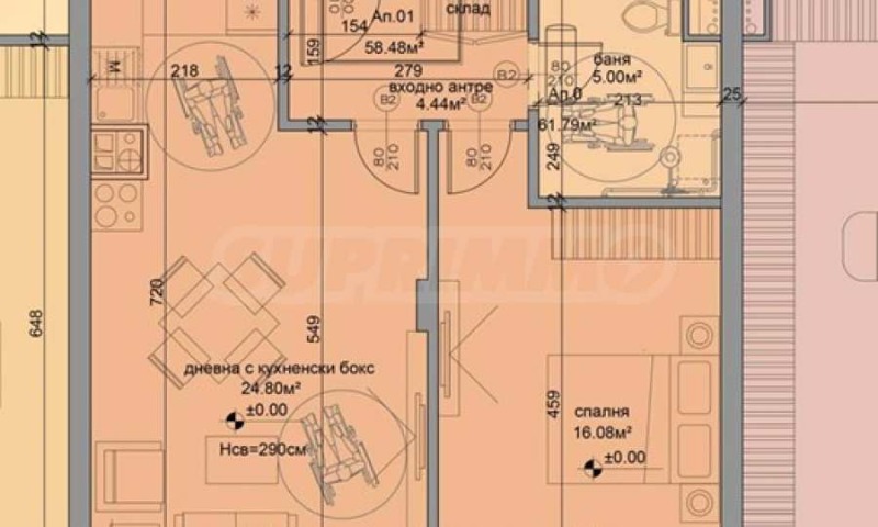 Zu verkaufen  1 Schlafzimmer Sofia , Druschba 1 , 69 qm | 62447286 - Bild [2]