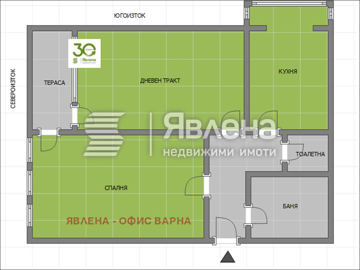 Продава 2-СТАЕН, гр. Варна, Окръжна болница-Генерали, снимка 14 - Апартаменти - 54231599
