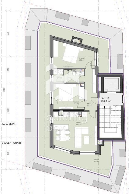 Till salu  2 sovrum Sofia , Karpuzica , 155 kvm | 46723249