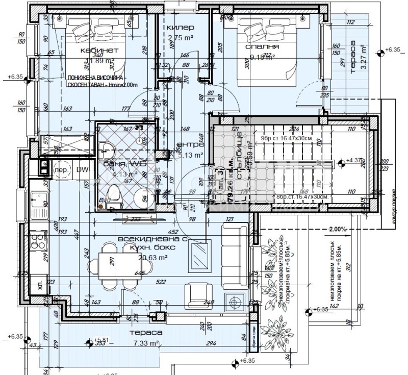 Te koop  2 slaapkamers Varna , m-t Evksinograd , 94 m² | 68119459 - afbeelding [3]