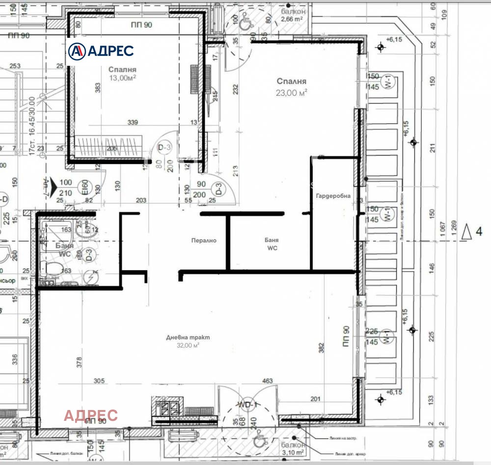 Продава 3-СТАЕН, гр. Варна, Централна поща, снимка 2 - Апартаменти - 54564326
