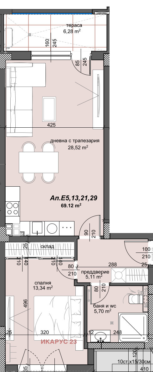 Продава 2-СТАЕН, гр. Пловдив, Тракия, снимка 4 - Aпартаменти - 47421103