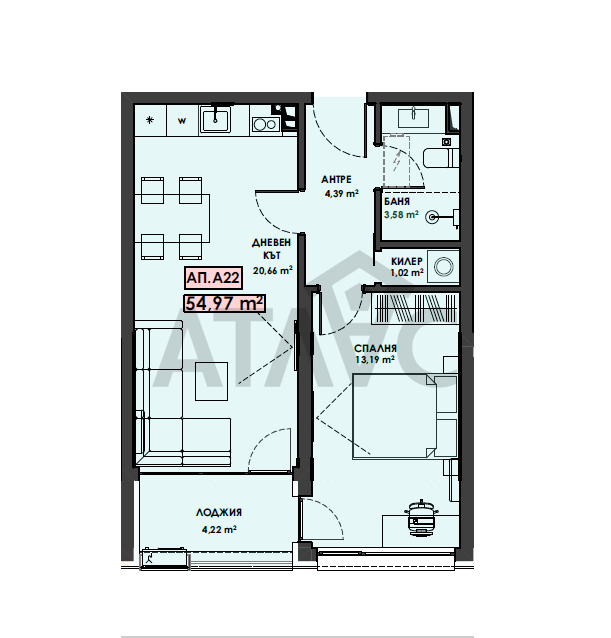 Продава 2-СТАЕН, гр. Пловдив, Христо Смирненски, снимка 11 - Aпартаменти - 47535634