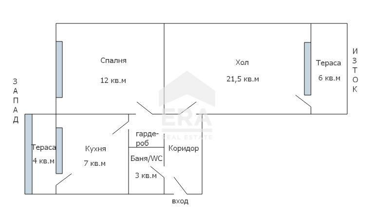 Satılık  1 yatak odası Varna , Mladost 2 , 60 metrekare | 35154852 - görüntü [9]