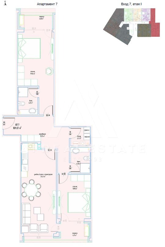 Продава 3-СТАЕН, гр. София, Малинова долина, снимка 4 - Апартаменти - 55524353