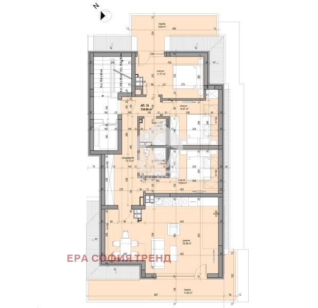 Продава 4-СТАЕН, гр. София, Надежда 1, снимка 3 - Апартаменти - 54024466