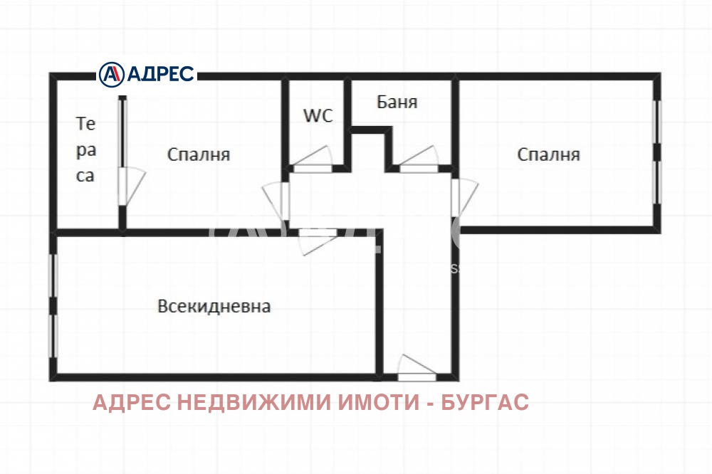 Продава 3-СТАЕН, гр. Бургас, област Бургас, снимка 4 - Апартаменти - 54131275